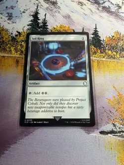 Magic The Gathering MTG SOL RING Universes Beyond: Fallout NM Near Mint - Image 3