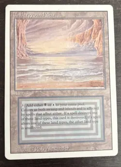 Underground Sea ~ Revised [ MODERATELY PLAYED ] [ Magic the Gathering MTG ] - Image 1