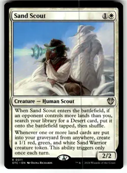 Sand Scout Commander: Outlaws of Thunder Junction Regular MTG NM - Image 1