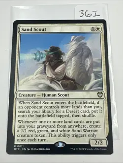 Sand Scout - Thunder Junction Commander OTC - Rare - MTG Magic Pack fresh - Image 2