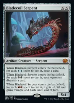 Bladecoil Serpent x1 1x The Brothers' War NM MTG - Image 1
