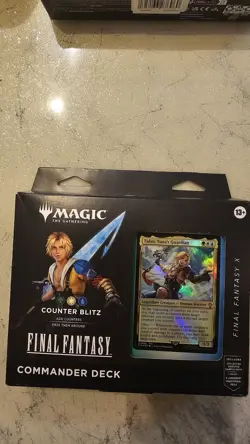 MTG Magic: The Gathering Final Fantasy X Commander Deck Counter Blitz Tidus New - Image 1
