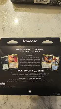 MTG Magic: The Gathering Final Fantasy X Commander Deck Counter Blitz Tidus New - Image 2
