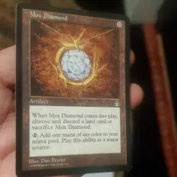 Wizards of the Coast Mox Diamond Stronghold Artifact Rare Regular English MTG - Image 1