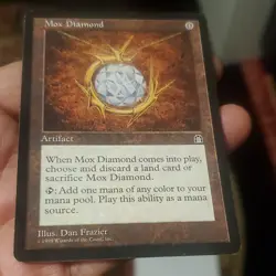 Wizards of the Coast Mox Diamond Stronghold Artifact Rare Regular English MTG - Image 2
