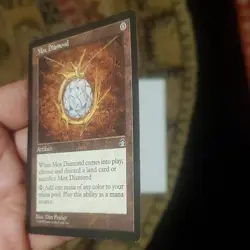Wizards of the Coast Mox Diamond Stronghold Artifact Rare Regular English MTG - Image 2