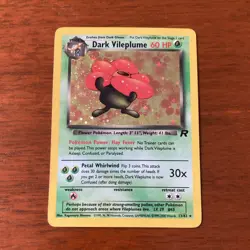 Pokemon Dark Vileplume 13/82 Team Rocket Holo Rare Card Nintendo 2000 English - Image 1