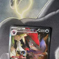 Pokemon TCG N’s Zoroark EX SIR 185/159 Journey Together NM Condition ENGLISH!! - Image 2