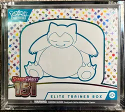 Pokemon 151 Elite Trainer Box ETB New & Factory Sealed w/ Magnetic Acrylic Case - Image 1