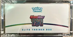Pokemon 151 Elite Trainer Box ETB New & Factory Sealed w/ Magnetic Acrylic Case - Image 2