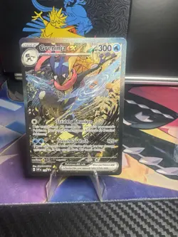 Pokemon TCG Greninja EX SVP 132 Shrouded Fable Black Star Promo Illustration NM - Image 1