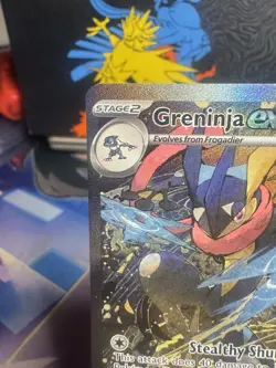 Pokemon TCG Greninja EX SVP 132 Shrouded Fable Black Star Promo Illustration NM - Image 2