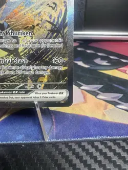 Pokemon TCG Greninja EX SVP 132 Shrouded Fable Black Star Promo Illustration NM - Image 4
