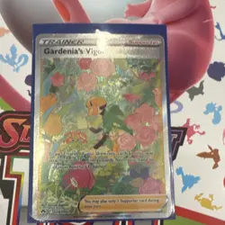 Pokemon Gardenia's Vigor GG61/GG70 Crown Zenith Ultra Rare Full Art Holo - Image 1