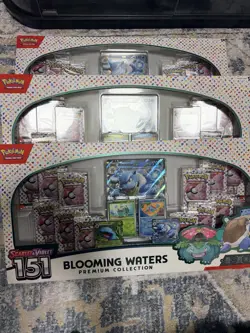 Pokemon Scarlet & Violet 151 Blooming Waters Premium Collection Box Sealed (3) - Image 2