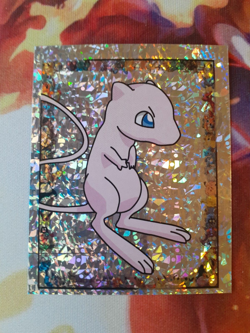 Mew Holo S23 1999 Merlin Pokemon Sticker LP-NM - Image 1