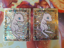 Mew Holo S23 1999 Merlin Pokemon Sticker LP-NM - Image 2