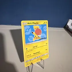 Ash's Pikachu SM114 Pokemon Sun and Moon Promo NM A - Image 2