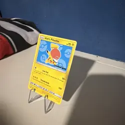 Ash's Pikachu SM114 Pokemon Sun and Moon Promo NM A - Image 3