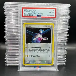2004 Pokemon EX Trainer Kit Latios Holo #2 PSA 8 - Image 1