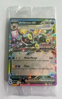 Pokemon TCG: Umbreon ex - (Prismatic Evolutions Stamped) 060/131 Promo Sealed - Image 1