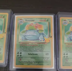 VENUSAUR 15/102 CELEBRATIONS CLASSIC COLLECTION - HOLO RARE - POKEMON TCG NM X3 - Image 3