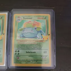 VENUSAUR 15/102 CELEBRATIONS CLASSIC COLLECTION - HOLO RARE - POKEMON TCG NM X3 - Image 4