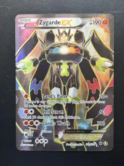 Pokemon TCG Zygarde EX 54a/124 XY Alternate Art NM - Image 1
