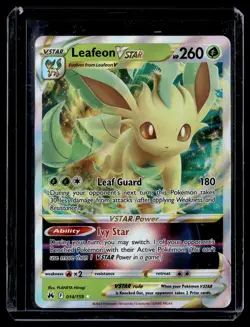 Pokemon TCG Crown Zenith #014/159 Leafeon VSTAR - Image 1