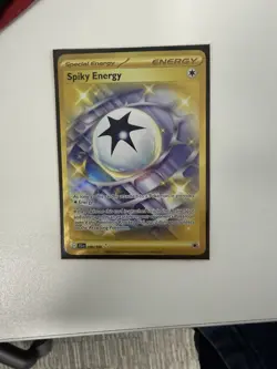 Pokemon TCG Spiky Energy 190/159 Journey Together Gold Hyper Rare NM - Image 2