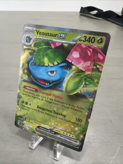 Pokemon TCG Venusaur EX 001/142 Stellar Crown Double Rare NM Condition - Image 1