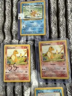Vintage WOTC Pokemon Joblot Bundle Squirtle, Charmander, Magikarp - Image 3