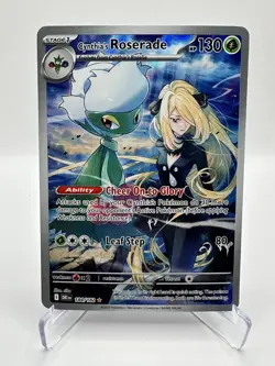 Cynthia's Roserade 184/182 Sv10: Destined Rivals Holo Pokemon Near Mint - Image 1