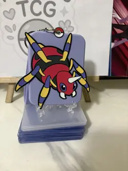 Pokemon Simplified Chinese Blind Box/Charizard *Ariados KEYCHAIN* - Image 1