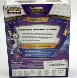Pokemon TCG Shining Legends Pin Collection Mewtwo Box Factory Sealed 2017 - Image 2