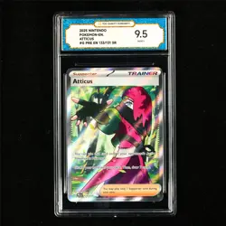 TQG 9.5 MINT+ 2025 Pokemon ENG Atticus 133/131 SR - Image 2