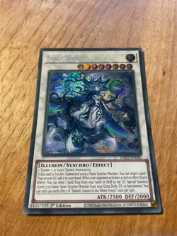 Diabell Queen of the White Forest INFO-EN040 Secret Rare NM 1st Ed Yugioh - Image 1