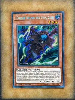 Yugioh The Phantom Knights of Silent Boots BLRR-IT062 Secret 1st Ed ITALIAN LP - Image 1