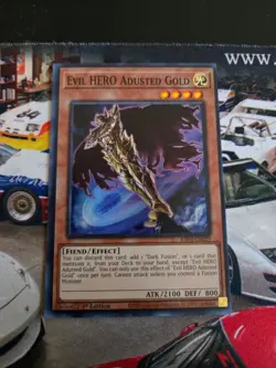 Yu-Gi-Oh! Evil HERO Adusted Gold (SupRar) RA04-EN029 Quarter Century Stampede - Image 1