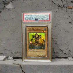 2002 Yu-Gi-Oh! LOB-108 1st Edition Man-Eater Bug PSA 10 GEM MINT GLOSSY - Image 4