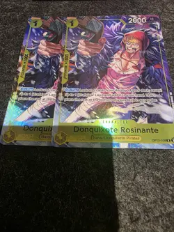 P-093 Trafalgar Law & OP12-108 Donquixote Rosinante Promo IB-06 One Piece TCG - Image 3