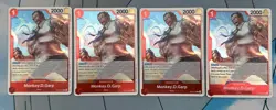Monkey D. Garp Playset - OP13-016 x4 - Carrying On His Will - One Piece TCG - Image 1