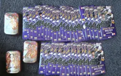38, One Piece TCG OP-10 Royal Blood Sleeved Booster Packs. 3 OP10 sealed tins. - Image 1