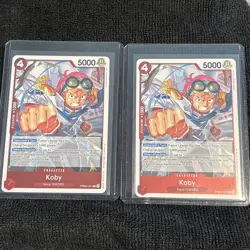 PRB02-001 Koby Rare The Best Vol. 2 One Piece TCG English NM x2 - Image 1