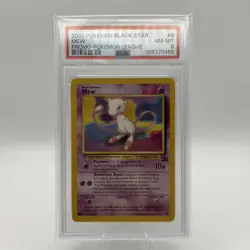PSA 8 NEAR MINT Mew WOTC BLACK STAR PROMOS Pokemom League Pokemon Card - Image 1