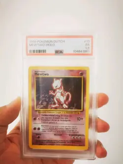 1999 Pokemon MEWTWO - 10/102 - Holo - Base Set NL - PSA 1.5 - Image 1