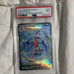 Pokemon Garchomp ex SV04 Paradox Rift 245/182 Special Illustration Rare Holo PS… - Image 1