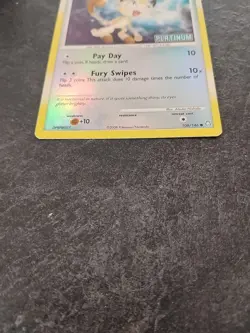 Meowth 106/146 Platinum Stamped BURGER KING PROMO - Pokemon TCG Reverse COLLECT - Image 2