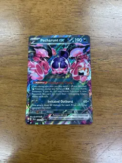 Pecharunt Ex 039/064 NM Prize Pack Play Stamp Series 6 Pokemon - Image 1