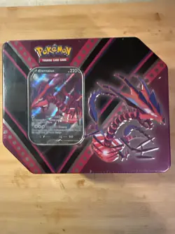 Pokemon TCG V Powers Tin Eternatus V 5 Booster Packs Factory Sealed.. - Image 1